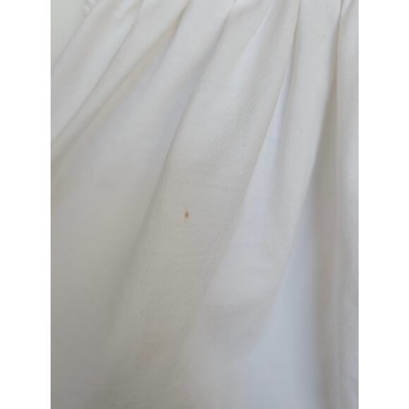 Simone Rocha Ruffle Asymmetrical White T-Shirt - Picture 4 of 8